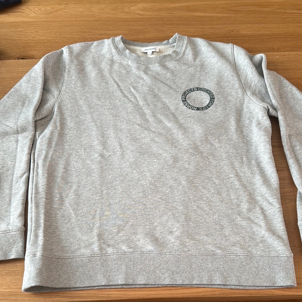 Norse Projects Sweatshirt Crewneck Sweater size Medium Gray